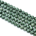 Factory Wholesale Price 8/10mm Grade 3A Natural Seraphinite Loose Beads