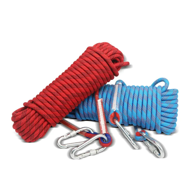 SU-072 Nylon Static Climbing Ropes Outdoor Climbing Ropes Safety Emergency Survival  Ropes
