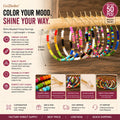 Go2boho Women's Multicolor Dainty Seed Beads Handmade Bohemian Style Summer Beach Trendy Fashion Jewelry Daily Hoop Earrings