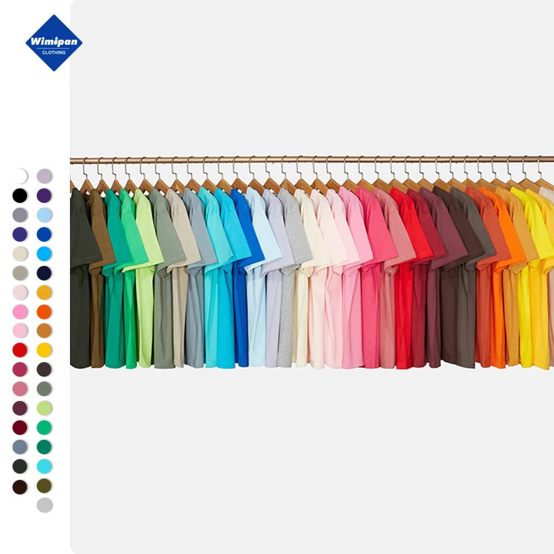 High Good Quality Blank Unisex T Shirt Promotional Pure CottonT-shirt Customised Label Tshirts in Bulk
