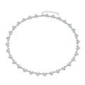 Moissanite Necklace S925 Sterling Silver Women Fashion Gift Chain Wholesale Wedding Necklace Jewelry