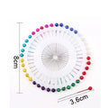 Factory Colorful Shaped Pearlescent Needles Sewing Machine Hand Cut Large Small Clothing Pins with Positioning Beads for Travel