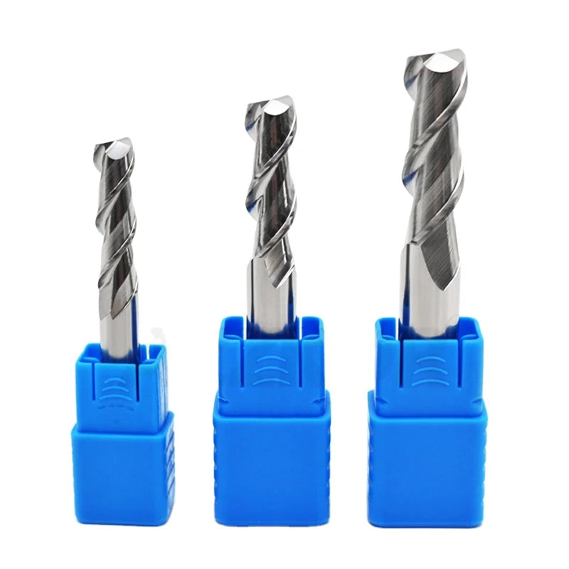 Milling Cutter Alloy Coating Tungsten Steel Tool by Aluminum Cnc Machine 2 Blade Endmills Top