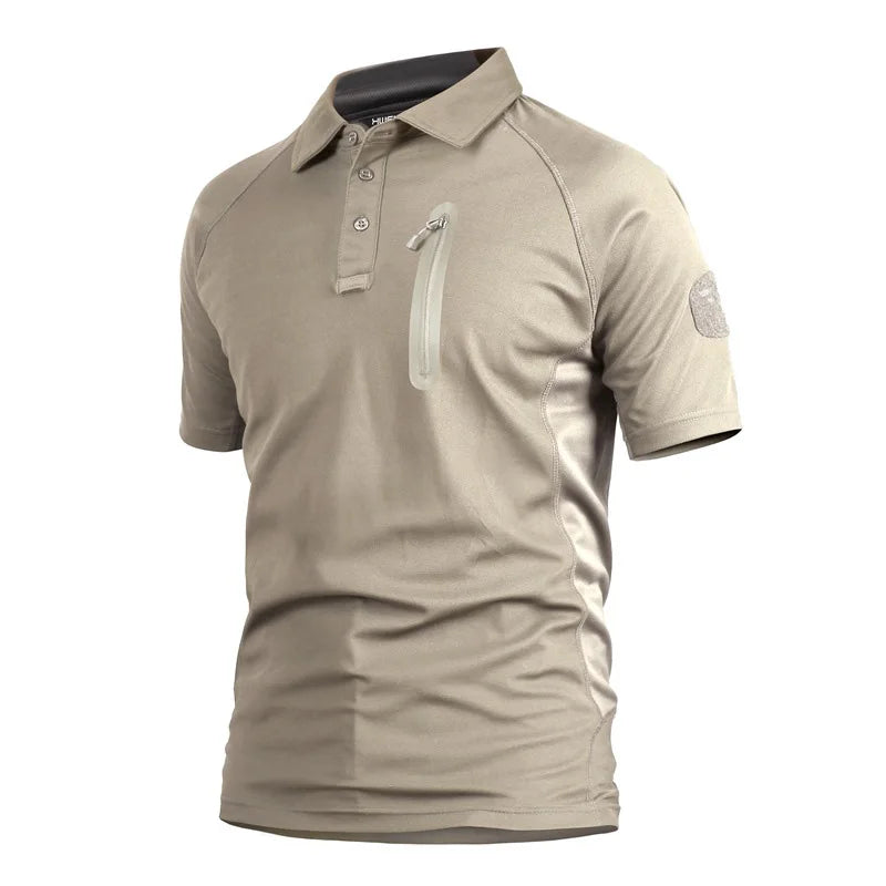 Hot Sale Wholesale Quick Dry Men Training Tactical Short Sleeve T-shirt