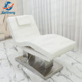 Professional Luxury Modern King Size PU Leather Pad 4motors Electric Relaxing Body Massage Bed Audio Commercial Hotel Salon