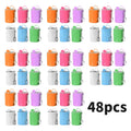 RTS USA Warehouse 48pcs/ctn 3oz Sublimation Colored Straight Stainless Steel Shot Glass Tumblers with Key Chains and Metal Straw