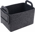 Modern Square Felt Storage Basket Bin Organizer Foldable Square Felt Storage Bins
