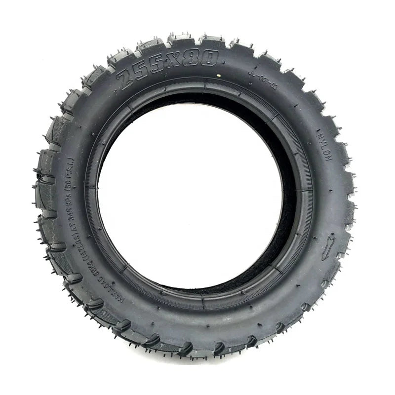 255*80 Off-road Tire Wolf Warrior Tyre Cross-country Tire for Zero 10X Electric Scooter Spare Parts