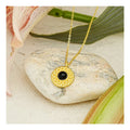 Free Video and Picture Necklace Women S925 Sterling Silver Light Luxury White Shell Black Agate Green Chalcedony Necklace