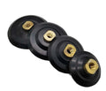 PMS 4inch Rubber Backing Pads Dry Polishing Pad Holder Hook and Loop Super Thin Connector of Angle Grinder Arbor 5/8" 11 M10 M14