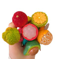 Exquisite New Design Creative Fruit-Color High Elasticity Hair Accessories Plastic Hair Ropes for Kids Hair Injury Fabric