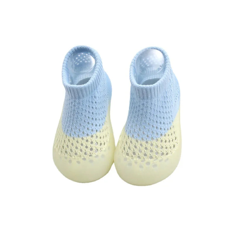 XIANGHUI Children's Shoes Socks Soft Rubber Soles Boys' and Girls' Shoes Socks Breathable and Comfortable