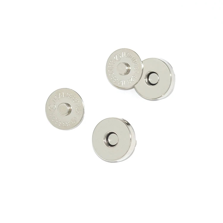 Ready to Ship Bag Hardware Accessories Magnetic Lock Diameter 18MM White Click Spot Luggage Magnetic Button Spot