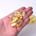Wholesale Aura Citrine Crystal Tumbled Stone Gravel Crystals Healing Stones