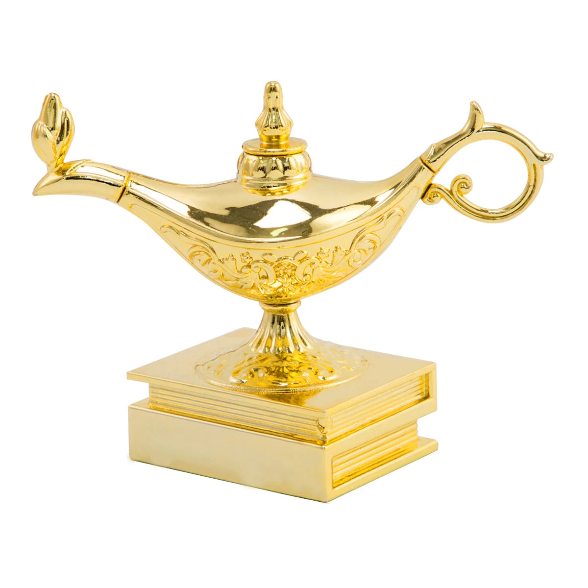 24 Latest Generic Gold Plastic Aladdin's Magic Lamp Trophy Figurine and Trophy Parts for Tournament GZ52