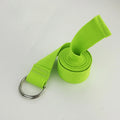 Custom logo Adjustable Hemp Polyester Safely Stretch Further Hold Longer Dance Fitness Trainer Elastic Yoga Straps Belt Bands