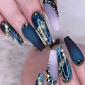 Hot Selling Customized Luxury Press-On French Nail Art Shining Stars Diamond Style for Fingers