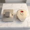Heavy Duty Zinc Alloy Toilet Hardware Accessories Toilet Cubicle Indicator Lock for Public WC Partition