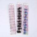 Fashion Multi-color Hoop Earrings Women Accessories Plastic Earrings Anti-allergic Earring Studs Set