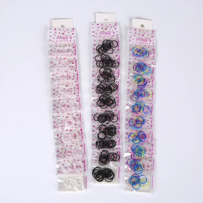Fashion Multi-color Hoop Earrings Women Accessories Plastic Earrings Anti-allergic Earring Studs Set