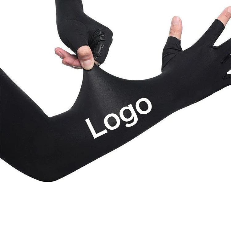 Manufacturer Custom Printed Sun Protection Sleeve Sport Outdoor Girl Arm Cover Sleeves