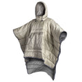 Wearable Hooded Blanket Poncho Coat Outdoor Camping Warmth Cloak Cape Sleeping Bag for Adults