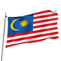 Promotional Product Hot Selling 3x5ft 100%Polyester Digital Printing Polyester Fabric Outdoor Decoration Custom Malaysia Flag