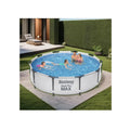 Bestway 56406 Steel Pro Max Above Ground Swimming Pool PVC Metal Frame Pool for Family Outdoor Use