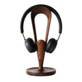 Creative Simple Cable Winder Bracket Black Walnut Solid Wood Headphone Holder Jewelry Organizer