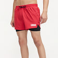 Quick Dry Custom Marathon Running Training Wear 2 in 1 Drawstring Outdoor Basketball Fitness Gym Sports Shorts Jogging for Men