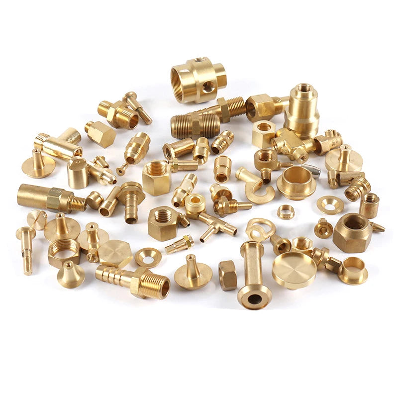 Precision 5g Communication Equipment Component Brass Spare Parts  CNC Turning Parts