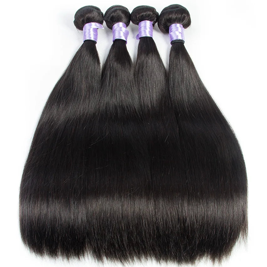 Wholesale 12A Grade Remy Hair Extensions Virgin Cuticle Aligned Natural Hair Bundle Straight Human Hair Vendor