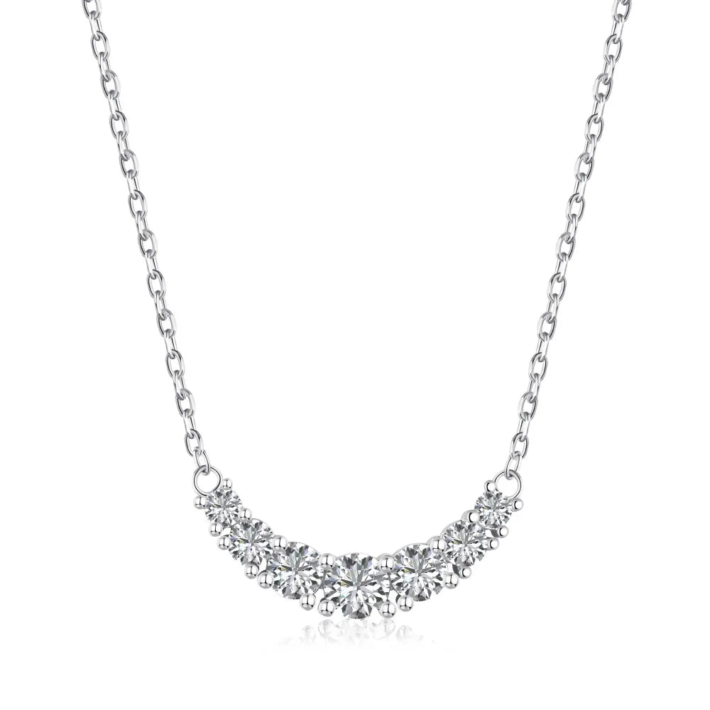 Dylam Fashion New 18K Plated Dainty Cubic Zircon Link Chain 925 Sterling Silver Gold Customized Floral Iced Out Charms Necklace