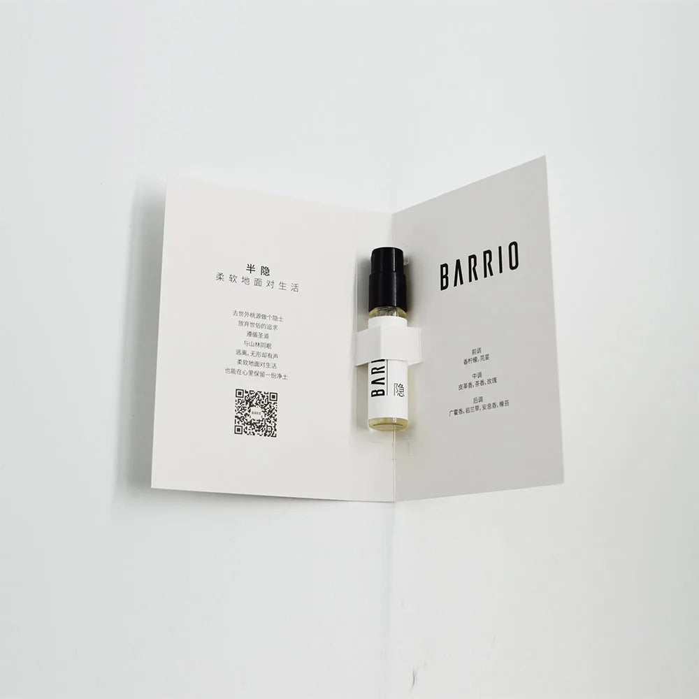 Sell Foldable Perfume Sample Bottle Card Holder Perfume test Paper Card Cosmetic Packaging Card