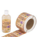 Custom Printing Glossy Self Adhesive Labels for 15ml 30ml Essential Oil Bottle Waterproof Vinyl Label