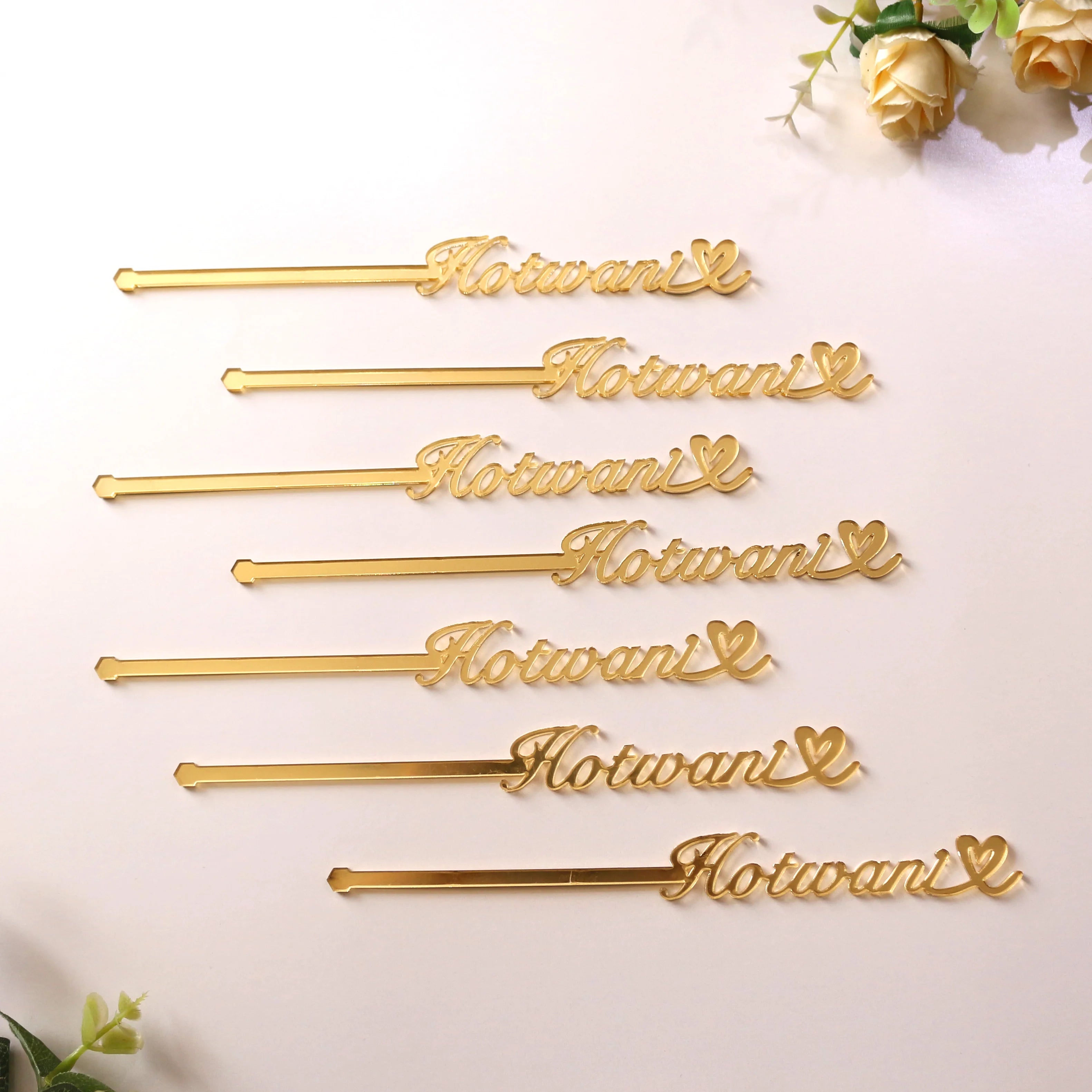 Hot Sale Wholesale Wedding Stir Sticks Designs and Custom Drink Stirrers Cocktail Stirrers and Personalized Drink Stirrers