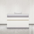 Modern Beauty Shop Hair Salon Reception Desk Cash Register Spa Front Baking Bar Shopping Mall Reception Table