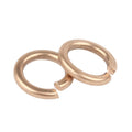 DIN 127 M6 Brass Spring Lock Washer Plain Finish Split Style for Heavy Industry & General Industry Zhuocheng Brand