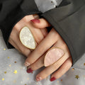 VKME Fashion Women Rings Acetate Plate the Oval Acrylic Resin Geometry Trendy Geometric Bands Adjustable Ring