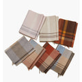 Wholesale Tartan Check Pure 100% Cashmere Plaid Poncho New Men Women Tassels Scarf Warm Sheep Wool Comfortable Long Scarf