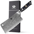 WILDMOK 6.5 Inch Kitchen Bone Chopper Cutter Knife 67 Layer Damascus VG10 Steel with Resin Handle