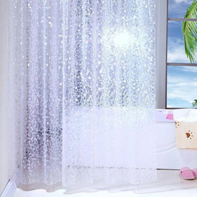 Free Shipping 2x1.8m 3D Cobble Bathroom Shower Curtain Bath Decor Waterproof PVC Thickened Toilet Curtain for Home Hotel