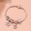 CLBX Women's Beautiful Beaded Bracelet Popular Fresh Painting Oil for Treasure Clasp Made of Silicone Leather Wholesale Jewelry
