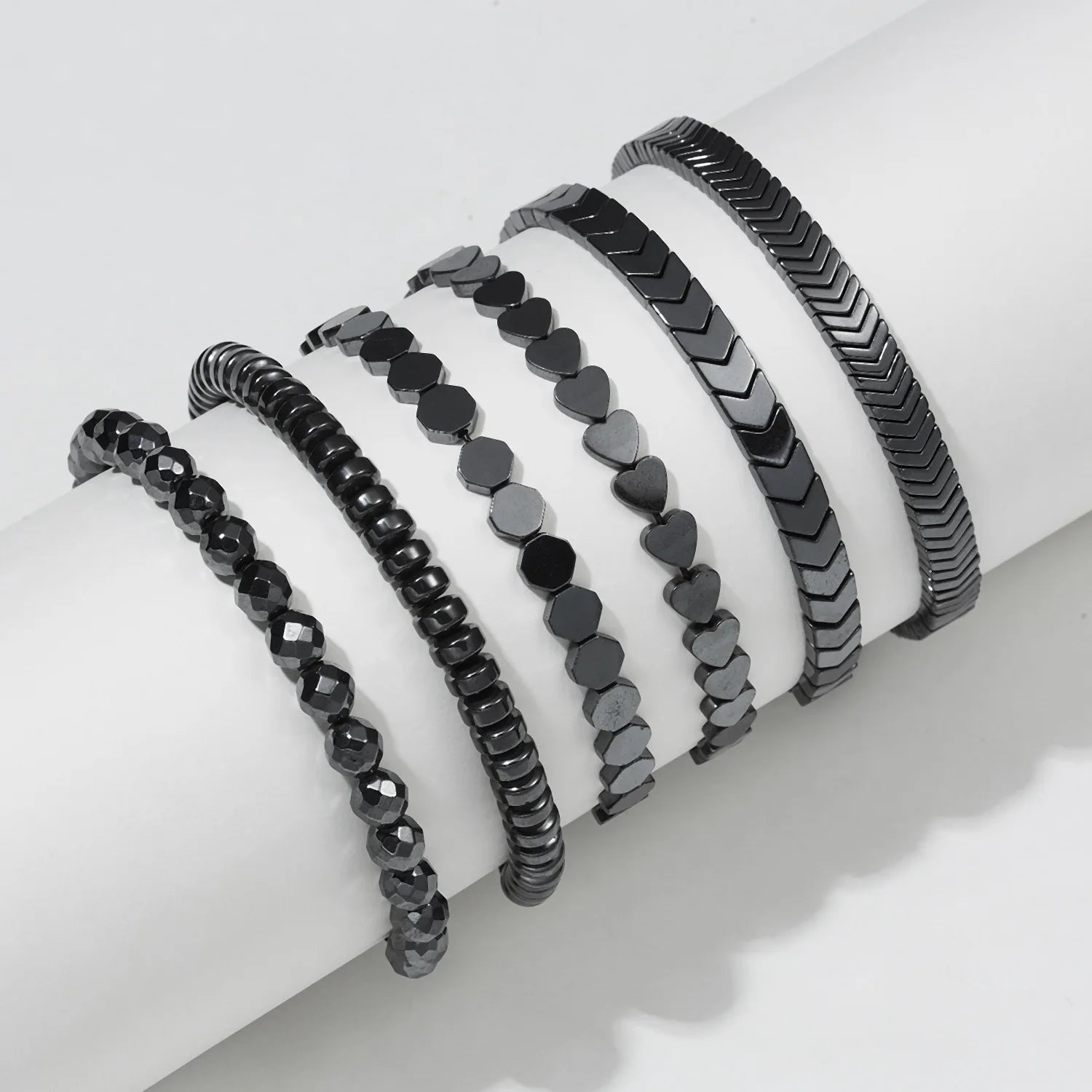 New Design Men Jewelry Bracelet Hematite Beads Handmade Woven Macrame Bracelet for Men JBS12332
