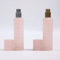 Factory Wholesale Ladies Round Luxury 30ml pink Round Perfume Bottle Spray Cap Empty Fill Glass Perfume Bottle