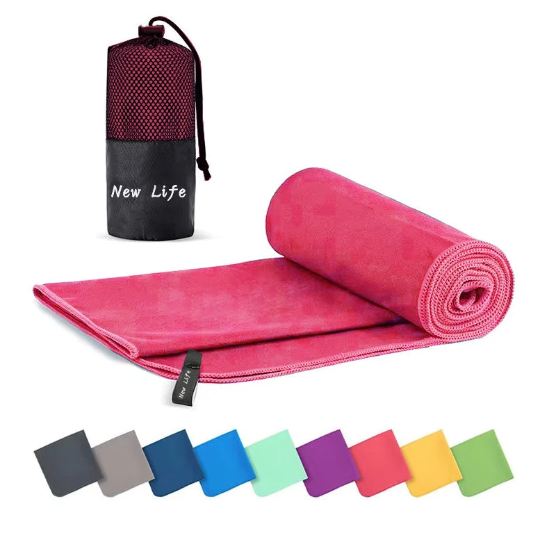 Soft Microfiber Sports Fitness Towel Lightweight Absorbent Quick-Drying Sweat Towels Gym Outdoor Sport Towel
