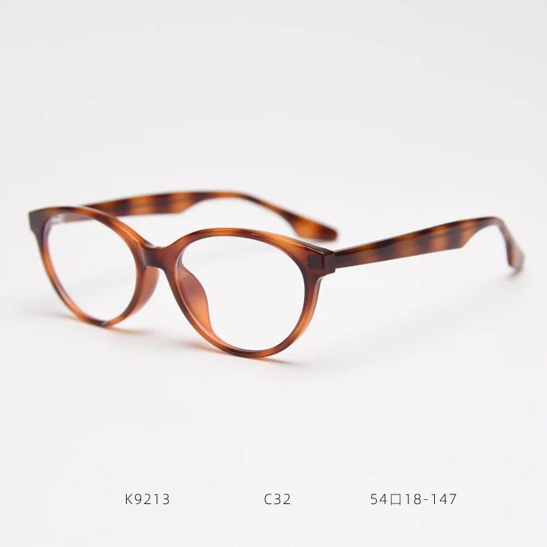 2026 Trendy TR90 Cat Eye Glasses Frame Women Popular Casual Optical Clear Eyeglass Customizable Prescription Spectacles
