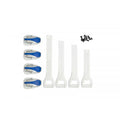 White/Blue Laces and Buckle Kit for Xander BO13001 Soccer Wear