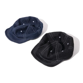 Vintage Duck Tongue Soft Top Baseball Cap Denim Soft Short Brim Solid Color Baseball Cap Hats