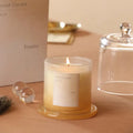 5.3 oz Soy Wax Candle Glass Dome Bell Jar Scented Candle Private Label Luxury Gift Set